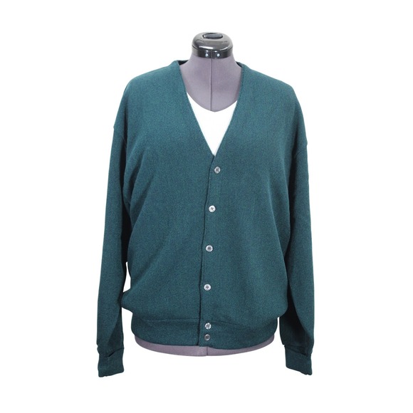Cypress Links Vintage Cardigan Sweater Men's XL V-Neck Grandpa Button Front - Picture 1 of 12